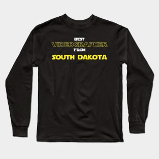 Best Videographer from North Dakota Long Sleeve T-Shirt